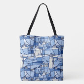 Veilige haven over Canvas tas (Achterkant)