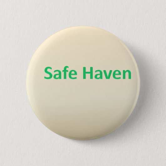 Veilige haven ronde button 5,7 cm (Voorkant)