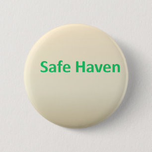 Veilige haven ronde button 5,7 cm
