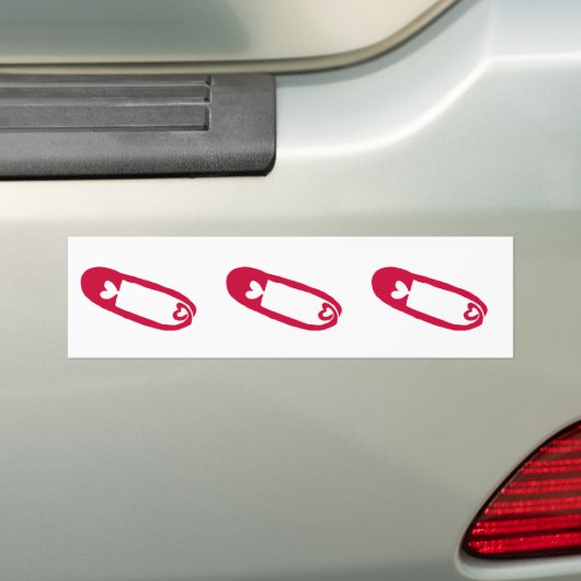 Veilige havenstickers bumpersticker (Op auto)