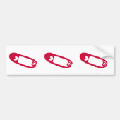 Veilige havenstickers bumpersticker (Voorkant)