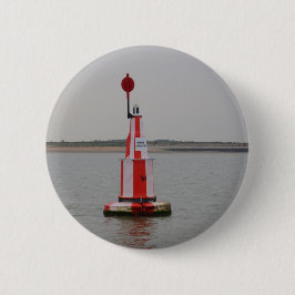Veilige Kanaalboei Rivier Crouch Ronde Button 5,7 Cm