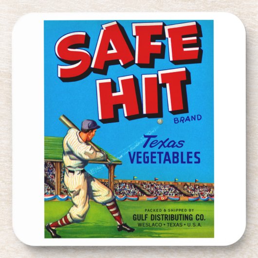 Veilige  Lable Art Bier Onderzetter (Voorkant)