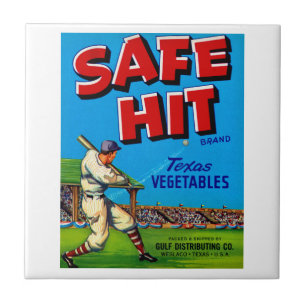 Veilige Lable Art Tegeltje