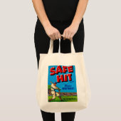 Veilige Lable Art Tote Bag (Voorkant (product))