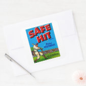 Veilige  Lable Art Vierkante Sticker (Envelop)