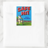 Veilige  Lable Art Vierkante Sticker (Tas)