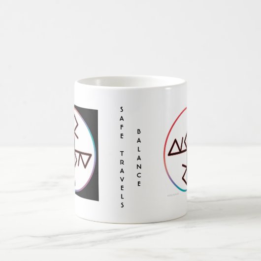 Veilige Mok voor reizen en balanceren bij afdruk (Center)