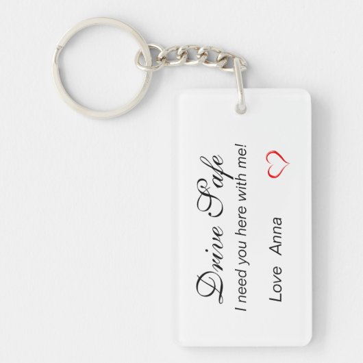 Veilige persoonlijke drive sleutelhanger (Voorkant)