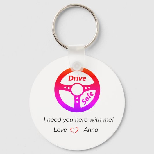 Veilige persoonlijke Sleutelhanger voor drive (Voorkant)