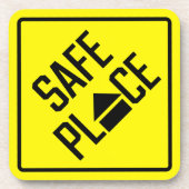 Veilige plaats Hard Plastic Onderzetter (Voorkant)