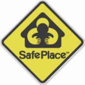 Veilige Plaats Sticker (Voorkant)
