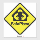 Veilige Plaats Sticker (Vel)
