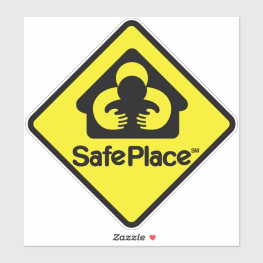 Veilige Plaats Sticker (Vel)