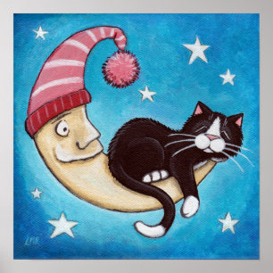 Veilige plaats voor een kattenbeschermhuls poster