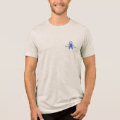 Veilige Plek – Preventie van Kindermishandeling Be Tri-Blend Shirt (Voorkant)