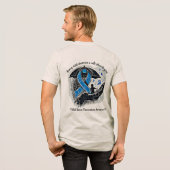 Veilige Plek – Preventie van Kindermishandeling Be Tri-Blend Shirt (Voorkant)