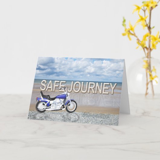 Veilige reiskaart met een motorfiets kaart (Gele Bloem)