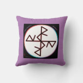 Veilige reizen Bindrune kussen (Achterkant)