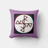 Veilige reizen Bindrune kussen (Voorkant)