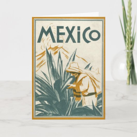 Veilige Reizen - de Illustratie van Mexico Kaart (Voorkant)