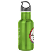 Veilige Reizen & Evenwichtsbindrune Waterfles (Achterkant)