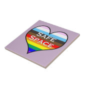 Veilige ruimte keramische Tegel Tegeltje (Zijkant)