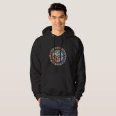 Veilige ruimte LGBTQ vriendelijk Pride ondersteuni Hoodie (Voorkant volledig)