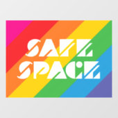 Veilige ruimte raamsticker (Vel)