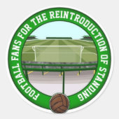 Veilige status ronde sticker (Voorkant)