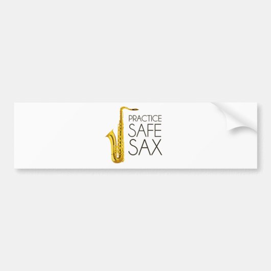 Veilige training bumpersticker (Voorkant)