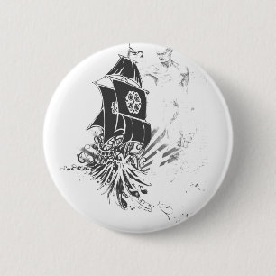 Veilige wateren ronde button 5,7 cm