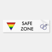 VEILIGE ZONE BUMPERSTICKER (Voorkant)
