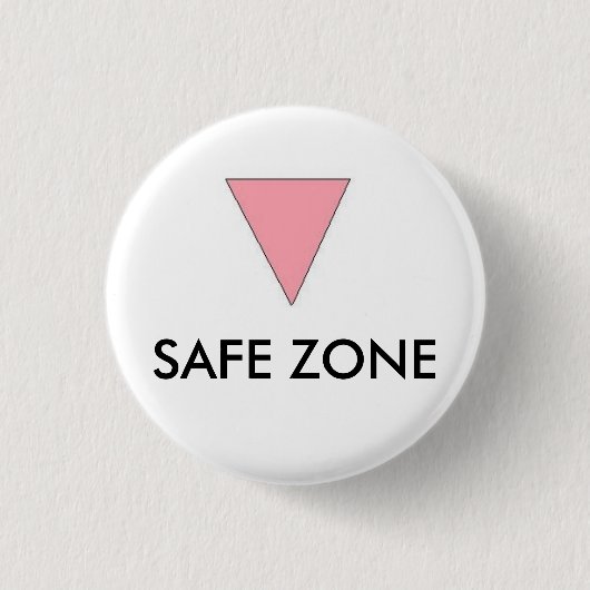 VEILIGE ZONE RONDE BUTTON 3,2 CM (Voorkant)