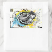 Veiligheid boven vrijheid rechthoekige sticker (Tas)