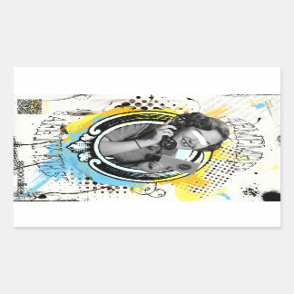 Veiligheid boven vrijheid rechthoekige sticker