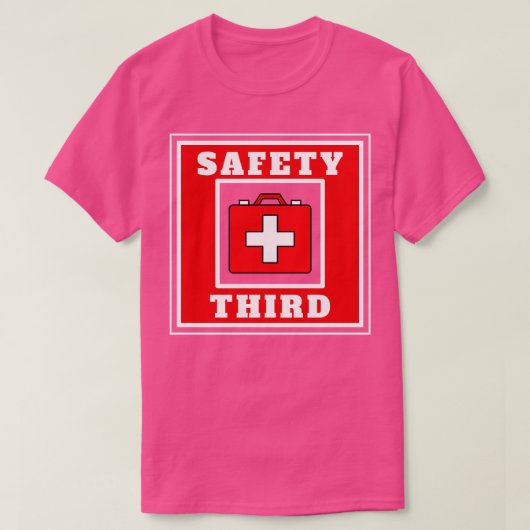 Veiligheid Derde 28 T-shirt (Design voorkant)
