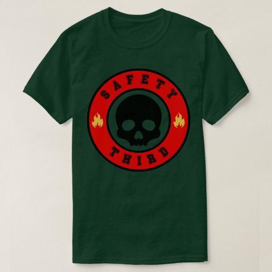 Veiligheid Derde 3 T-shirt (Design voorkant)