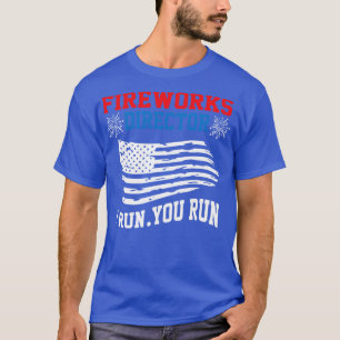Veiligheid Derde Vuurwerk Grappig 4th of July Inde T-shirt