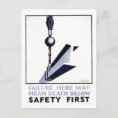 Veiligheid eerst briefkaart (Voorkant)