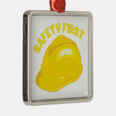 Veiligheid eerst metalen ornament (Rechts)