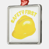 Veiligheid eerst metalen ornament (Links)