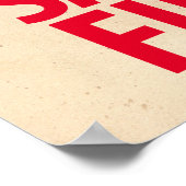 Veiligheid eerst! poster (Hoek)