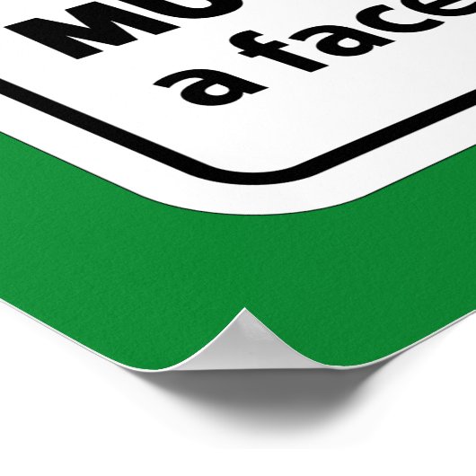 Veiligheid eerst poster (Hoek)