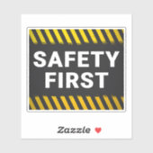 Veiligheid eerst sticker (Vel)