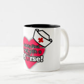 Veiligheid eerst tweekleurige koffiemok (Voorkant rechts)