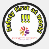 Veiligheid eerste sticker (Voorkant)