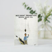  veiligheid in de Tweede Wereldoorlog Briefkaart (Staand voorkant)