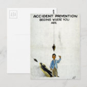  veiligheid in de Tweede Wereldoorlog Briefkaart (Voorkant / Achterkant)