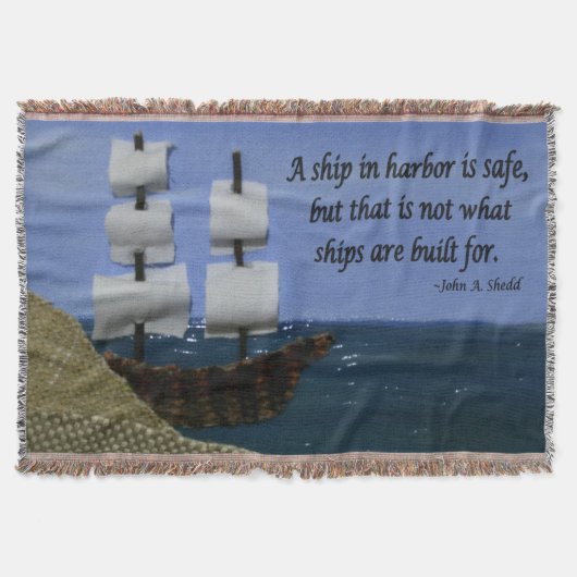 Veiligheid in de unieke kunst van de havenstructuu deken (Voorkant)